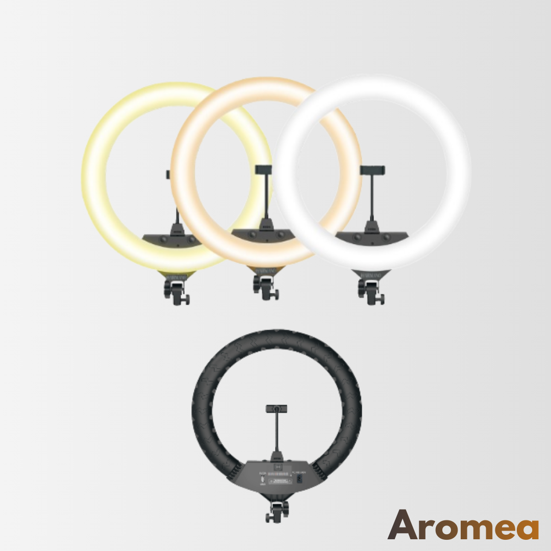 Hairmano Selfie LED Ringlampe 14 Zoll